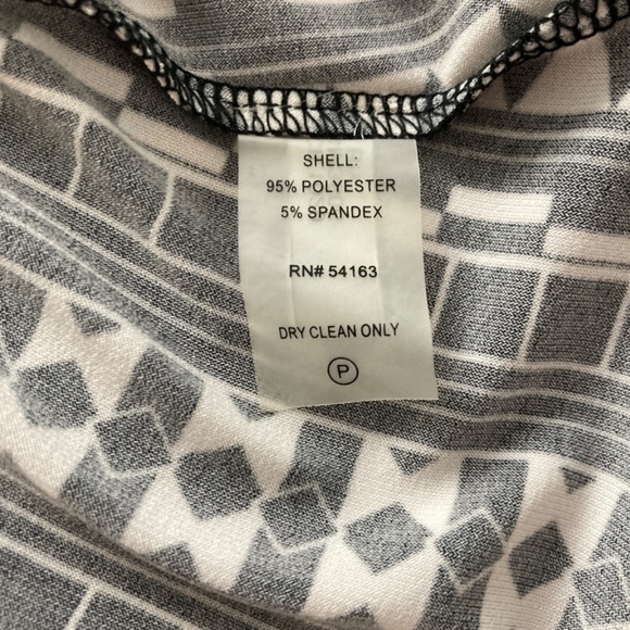 Ivanka Trump Maxi Black and White Dress - L - Like new - Picture 5 of 8